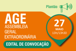 Convocação para a AGE de 27/05/2025 (Reformas do Estatuto e do Regimento Interno)